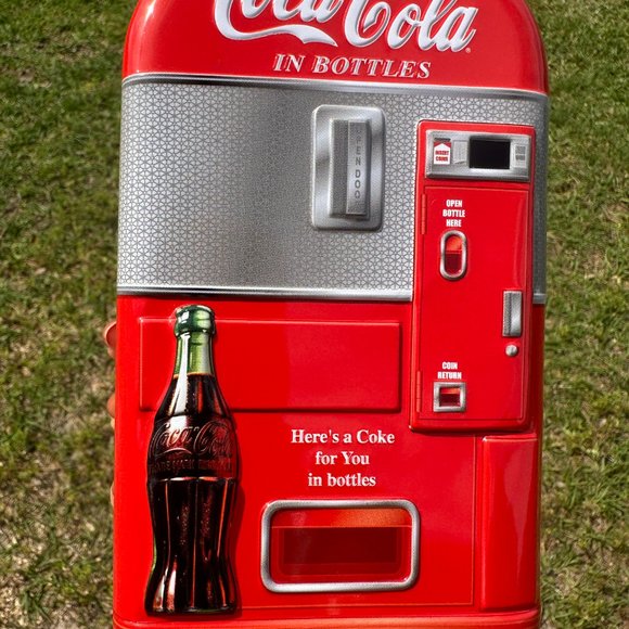 Coca Cola Large Money Bank Coin Money Jar Piggy Savings, Vintage Decor - Picture 2 of 4